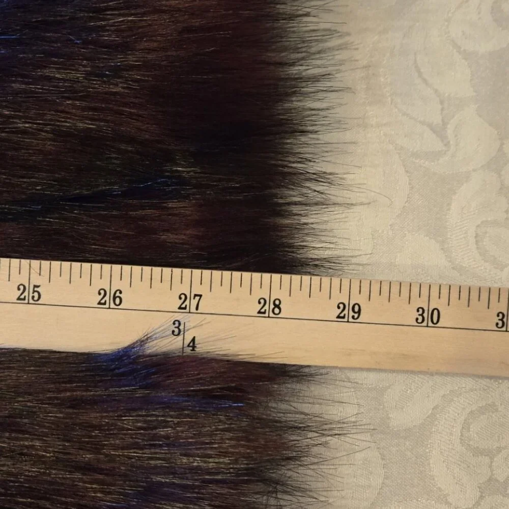 Burgundy Faux Fur Vest by REBA ~ NWOT